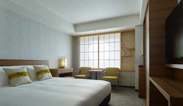 【モデレートダブル　21.0㎡　ベッド幅164㎝&times;196㎝】