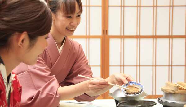 宴会場でのおもてなし