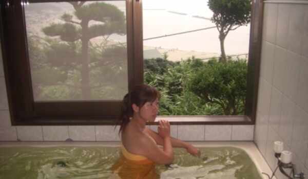 女湯 国営ひたち海浜公園観覧車が見える