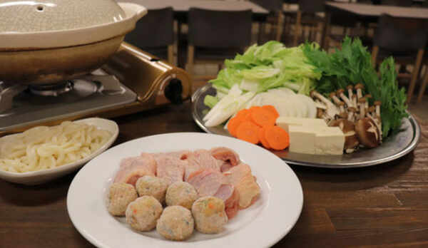 ・【冬季】夕食：水炊き食材