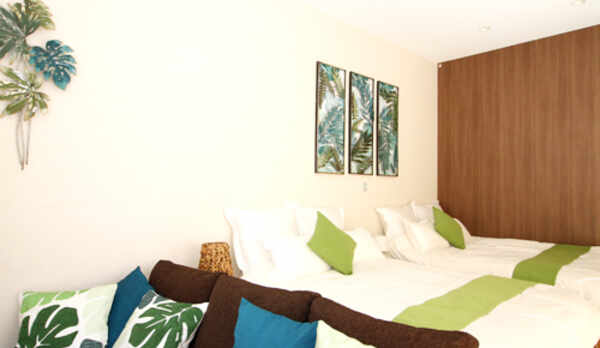 自然を感じるお洒落な内装。