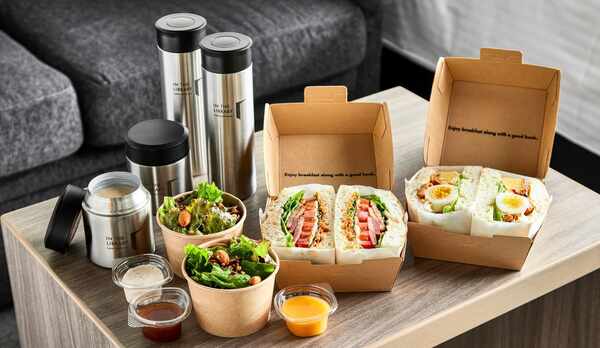 Breakfast Delivery｜朝食は、自家製のフォカッチャサンドをお部屋へデリバリー。
