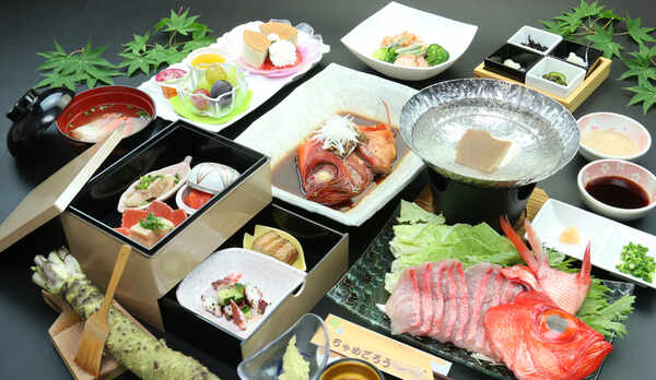 海鮮　金目鯛のしゃぶしゃぶ