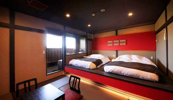 露天風呂付和モダン和洋室