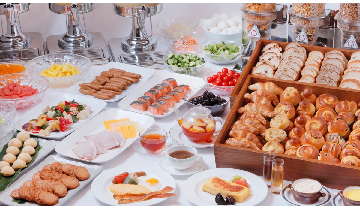 朝食ビュッフェ