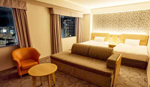 【14～18階 エクセルビューフロア】デラックスツインルーム（39㎡）