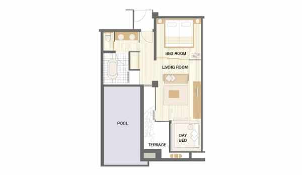 ドッグフレンドリールーム（プールヴィララグーンスイート）