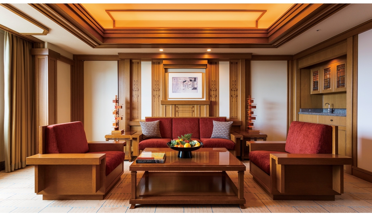 インペリアルフロア14階「フランクロイドライトスイート」リビング