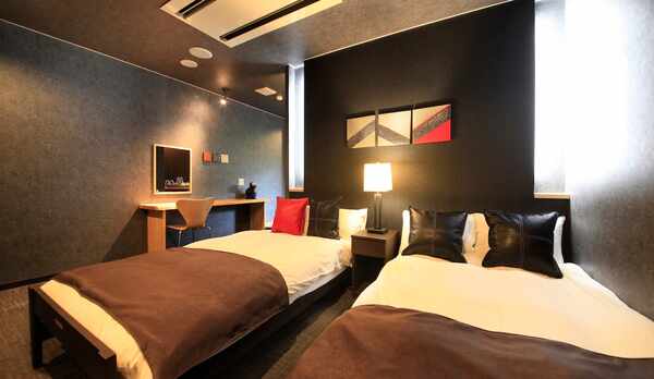 半露天風呂付和モダンツイン